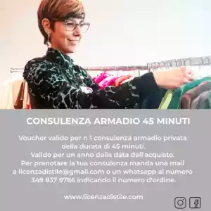 Consulenza privata 45 minuti | Cristina Cantino Consulente d'immagine Torino
