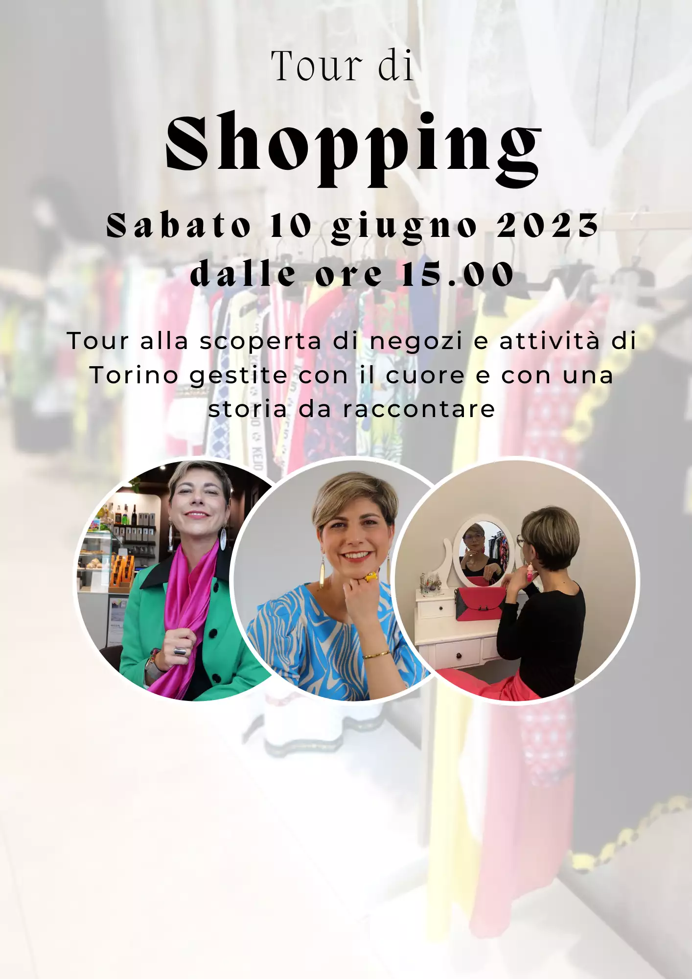 Shopping tour giugno 2023 | Cristina Cantino Consulente d'immagine Torino